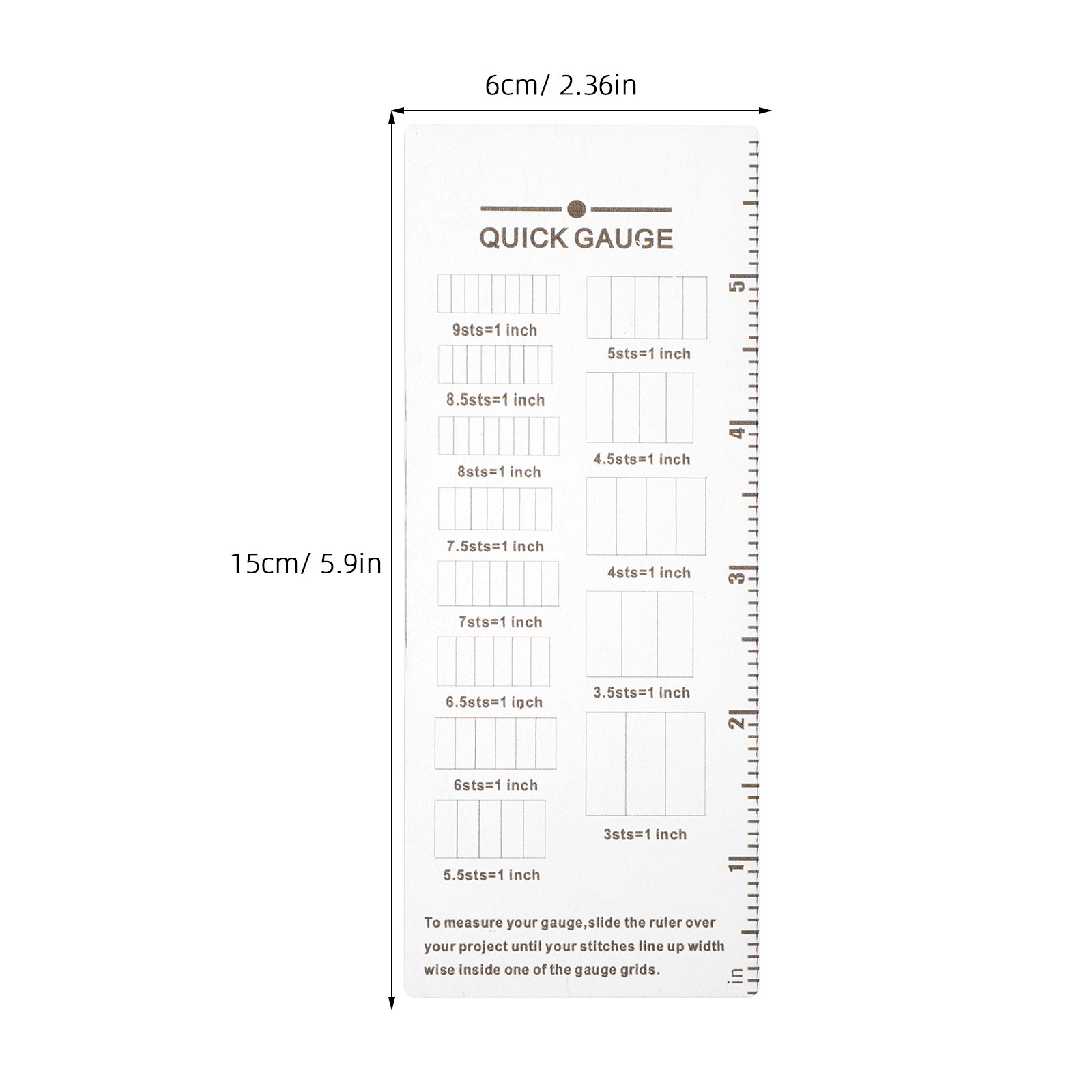 2 шт. акриловых прозрачных изм – обзор и цена Sewing Gauge Ruler