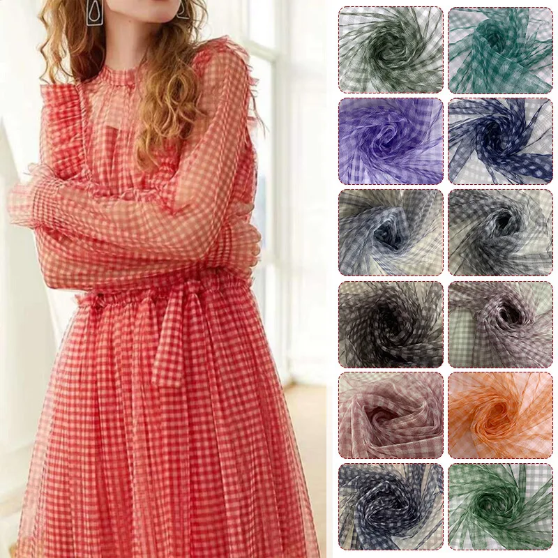 90x150 см клетчатая сетчатая т – обзор и цена Sewing Batik Fabric