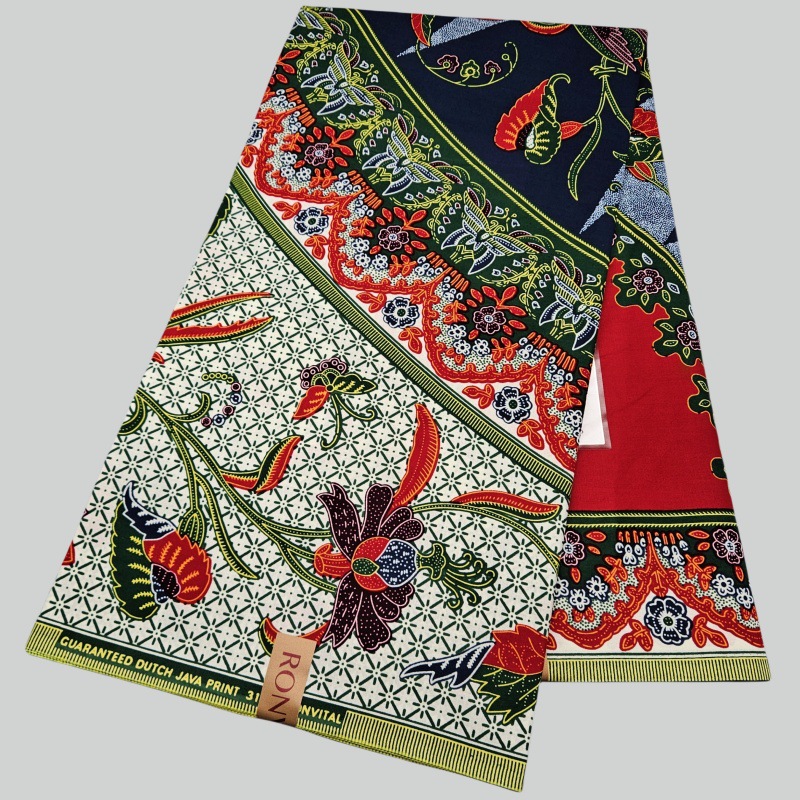 Сине-зеленая хлопковая вощеная – обзор и цена Sewing Batik Fabric