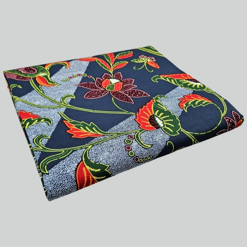 Сине-зеленая хлопковая вощеная – обзор и цена Sewing Batik Fabric