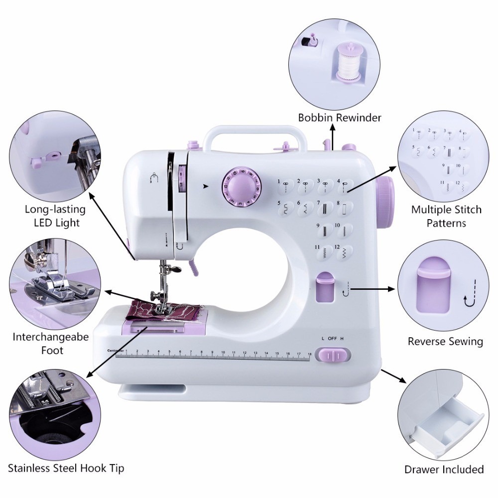 Электрическая бытовая мини-шве – обзор и цена Sewing Jahit